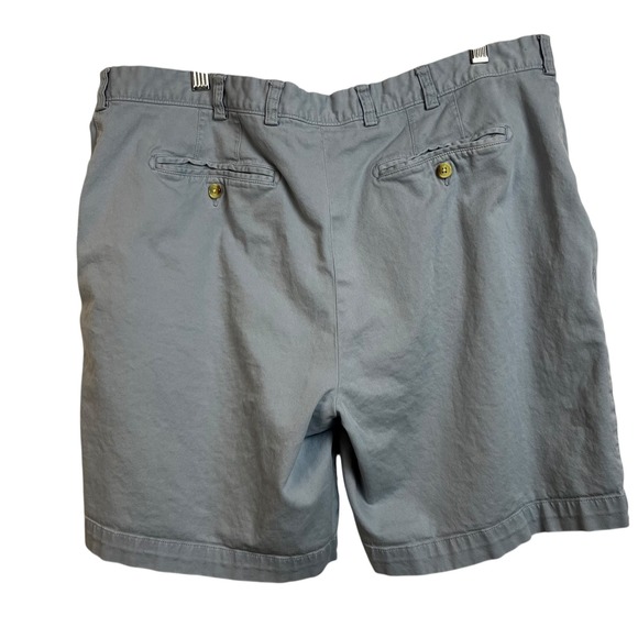 Johnston Murphy Men's Gray Chino Shorts Size 40 Waist Flat Front Casual - Picture 4 of 4